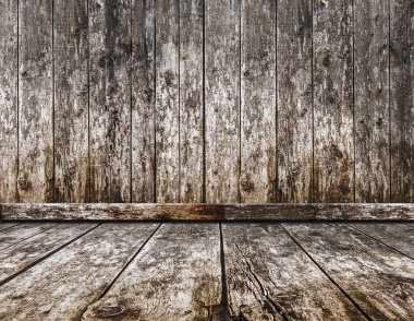 eski oda, ahşap arka plan, boş iç