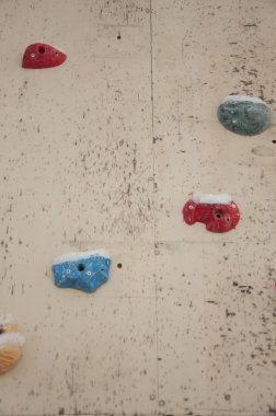 Dağcılar için antrenman. Dağcılar için duvar. Sıra dışı spor