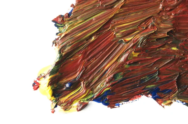 Imagen de fondo de pintura al óleo brillante paleta de primer plano —  Fotos de Stock
