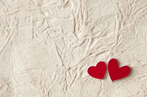 Happy Valentines day photo card background. Old cardboard textur — 스톡 사진