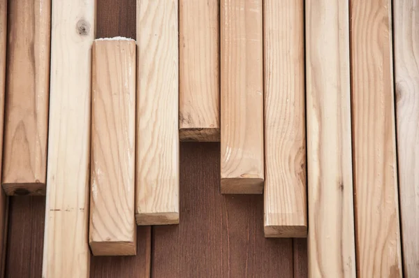 Texture et fond de la planche de bois de pin — Photo