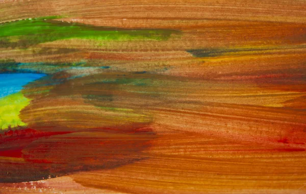 Aquarelles colorées abstraites ; couleurs mouillées sur papier mouillé — Photo