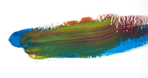 Abstract colorful watercolors ; colors wet on wet paper — Stock Photo, Image