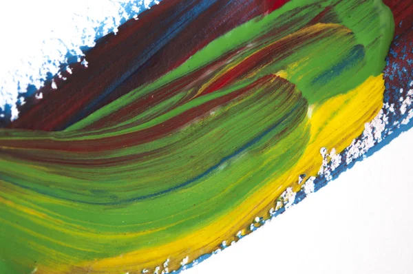 Aquarelas coloridas abstratas; cores molhadas em papel molhado — Fotografia de Stock