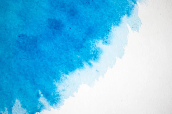 Textura azul con manchas de acuarela —  Fotos de Stock