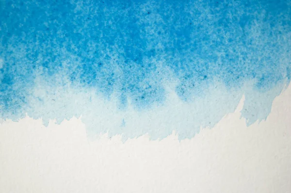 Textura azul com manchas de aquarela — Fotografia de Stock