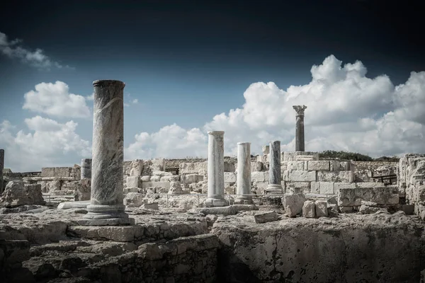 Ruínas de Kourion. Limassol District, Chipre . — Fotografia de Stock