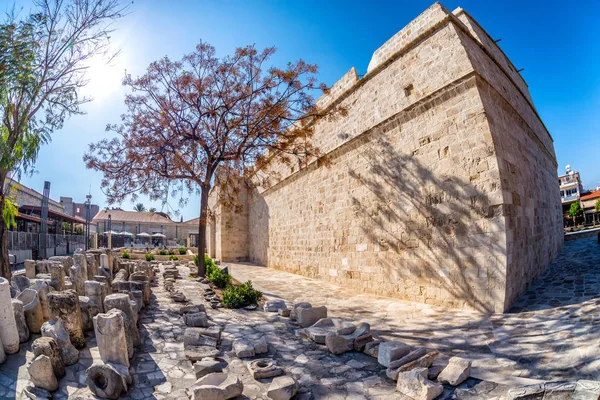 Den middelalderlige Limassol Slot. Cypern - Stock-foto