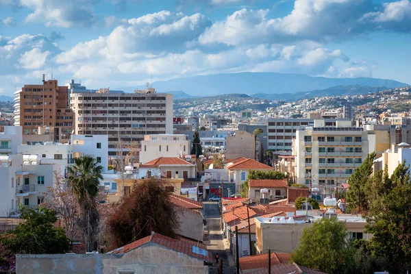 利马索尔镇的概述。塞浦路斯 — 图库照片