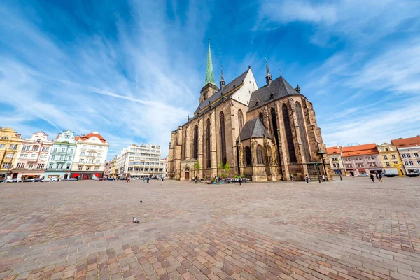 Katedra Świętego Bartłomieja w Pilźnie. Czechy — Zdjęcie stockowe