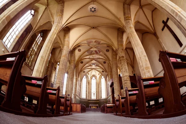 PRAGUE, CZECH REPUBLIC - MAY 23, 2017: Interior view of Emmaus monastery. — Stock Photo, Image