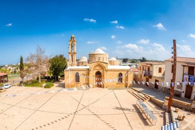 Havarilerin Varnavas kilise. Peristerona village, Kıbrıs