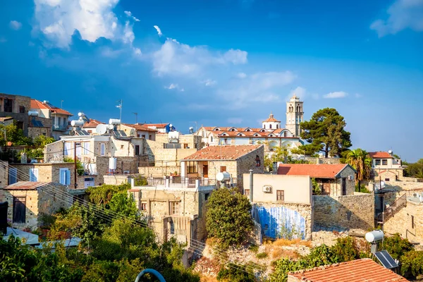 Lefkara. Pintoresco pueblo de montaña. Distrito de Larnaca, Chipre — Foto de Stock