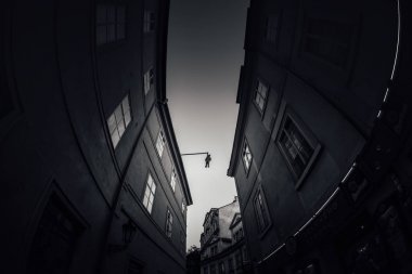 Stare Mesto, Husova Sokağı'nın görünümü. Prag'ın tarihi kent, Çek Cumhuriyeti