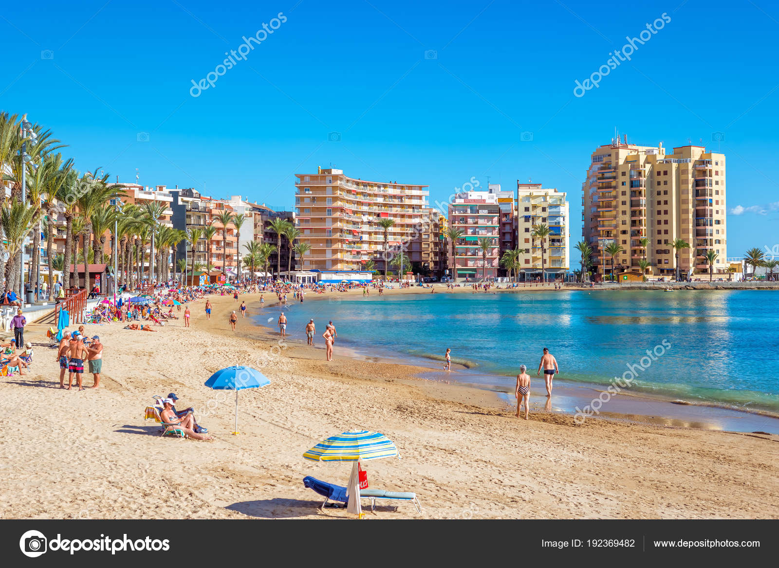 Torrevieja Espagne 13 Novembre 2017 Personnes