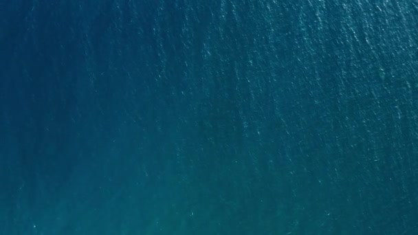 Текстура Поверхности Морской Воды Вид Сверху — стоковое видео