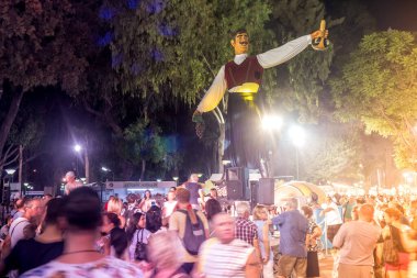 LIMASSOL, CYPRUS - EYLÜL 02, 2019: Limasol Şarap Festivali.