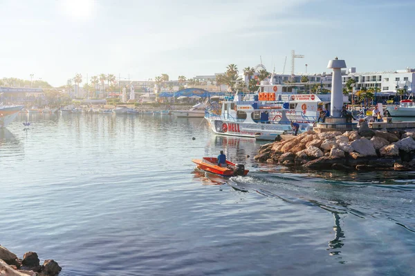 Ayia Napa Cyprus 2019年8月10日 Ayia Napa港の眺め — ストック写真