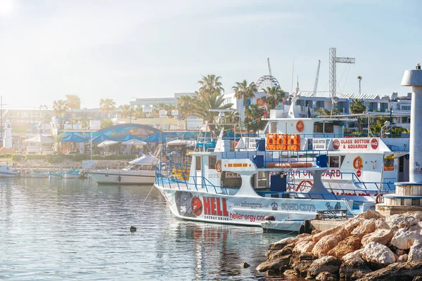 Ayia Napa Zypern August 2019 Hafen Und Küste Des Ayia — Stockfoto