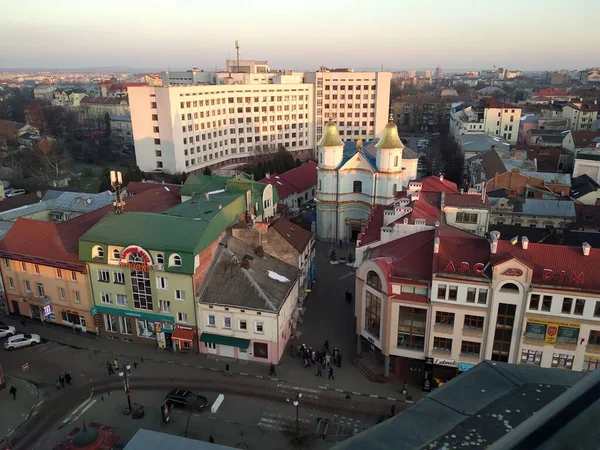 Місто Лежить Моє Серце Душа Івано Франківськ — стокове фото