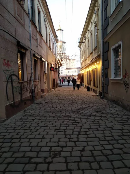 Ciudad Donde Están Corazón Alma Ivano Frankivsk — Foto de Stock