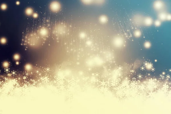 Astratto sfondo natalizio con fuochi d'artificio — Foto Stock