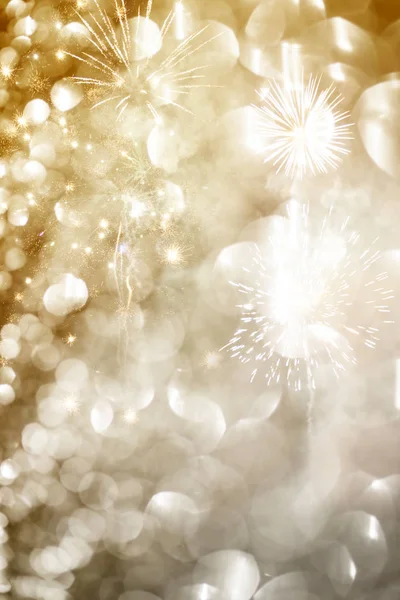 Abstrakt holiday bakgrund med fireworks — Stockfoto