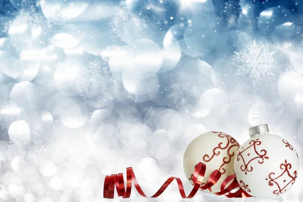 Closeup on Chrismas balls — Stock Photo, Image