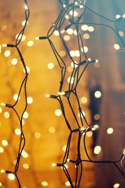 Parlayan Noel ışıkları