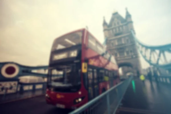 Fondo borroso del tráfico de Tower Bridge — Foto de Stock