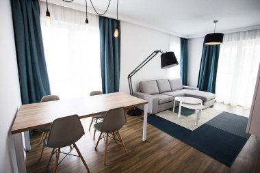 Modern oturma odası.