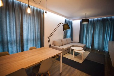 Modern oturma odası.