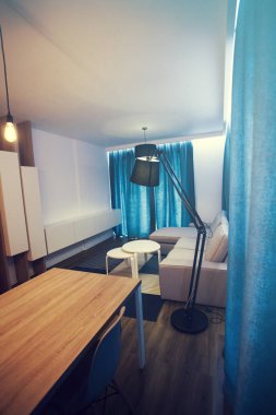 Modern oturma odası.