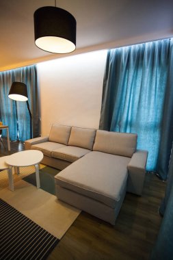 Modern oturma odası.