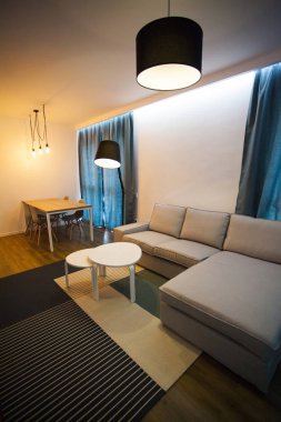 Modern oturma odası.