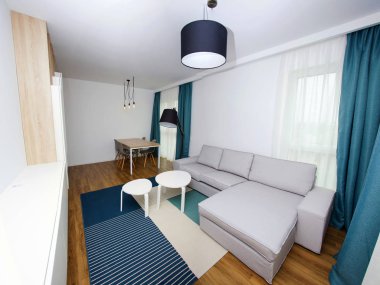 Modern oturma odası.