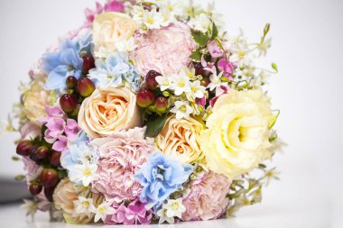 Colorul düğün buketi
