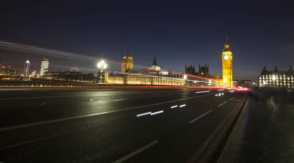 Big Ben and House of Parliament at Night, Londen, Verenigd Koninkrijk — Stockfoto