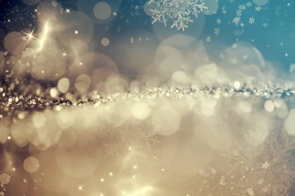 Abstract icy background with snowflakes — Stock Photo, Image
