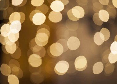 Bulanık Noel ışıkları