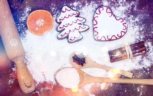 Soubory cookie pro svátky — Stock fotografie