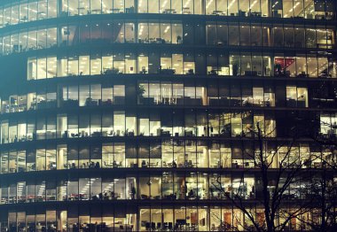 Londra ofis çalışma ve toplantı gökdelen Binası