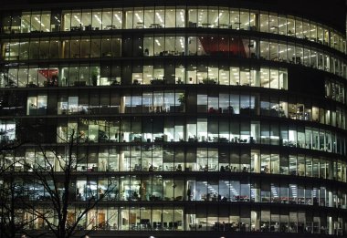 Londra ofis çalışma ve toplantı gökdelen Binası