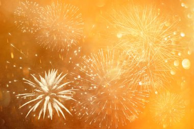 Yeni yıl, havai fişekler. Soyut tatil arka plan.