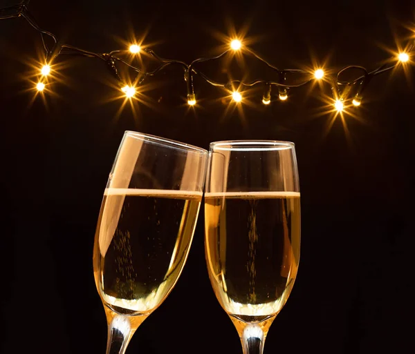 Новый год с шампанским . — стоковое фото