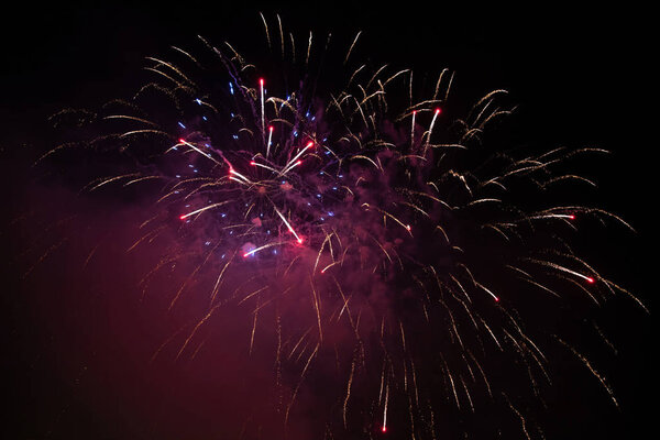 Fireworks celebrating the New Year