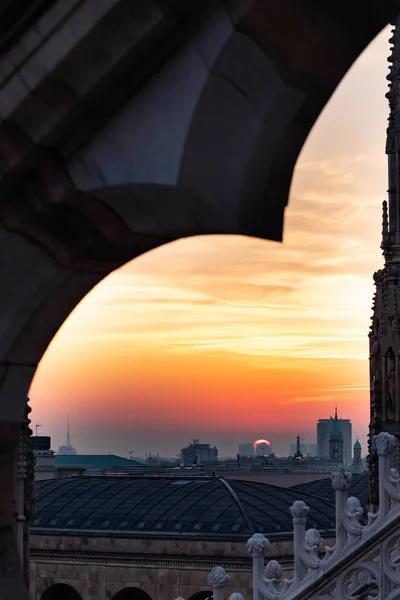 Détail architectural de la cathédrale de Milan - Duomo di Milano, I — Photo