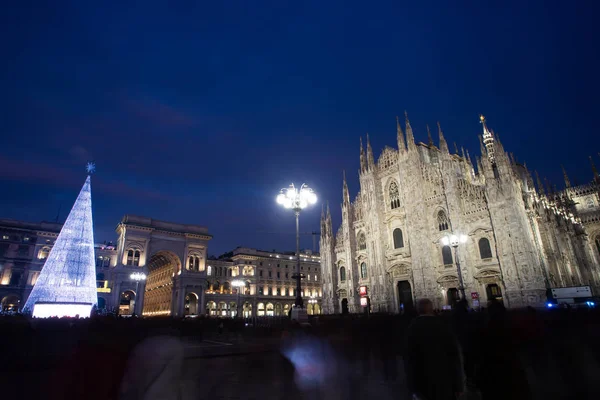 Milan Duomo au temps de Noël . — Photo