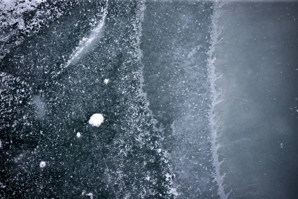 Eisstruktur Hintergrund im Winter. — Stockfoto