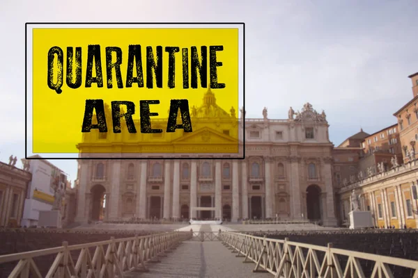 Vaticano Clausurado Por Decreto Ministerial Para Contrarrestar Propagación Del Coronavirus —  Fotos de Stock